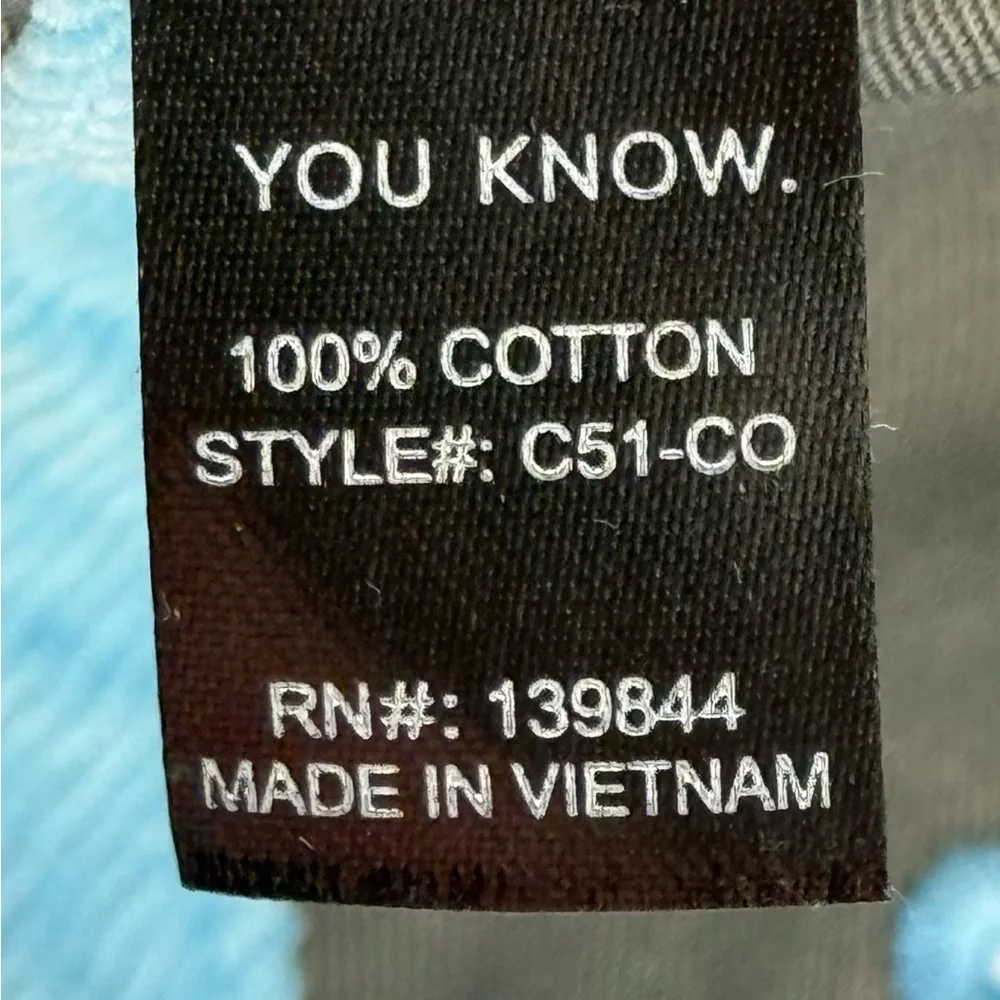 Waterman’s Bar & Grill (NC)You‎ Know Light Blue Corduroy Hat Cap Adjustable NWOT